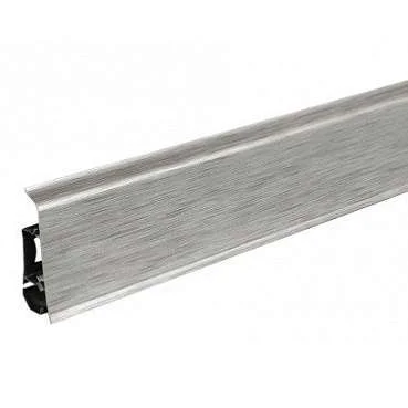 Плинтус пластиковый Arbiton INDO70 17 Алюминий 2,5 м в Омске