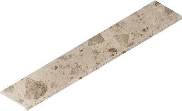 Керамогранит Italon Континуум Стоун Беж Ступень угловая правая 33х160 (Натуральная) в Омске