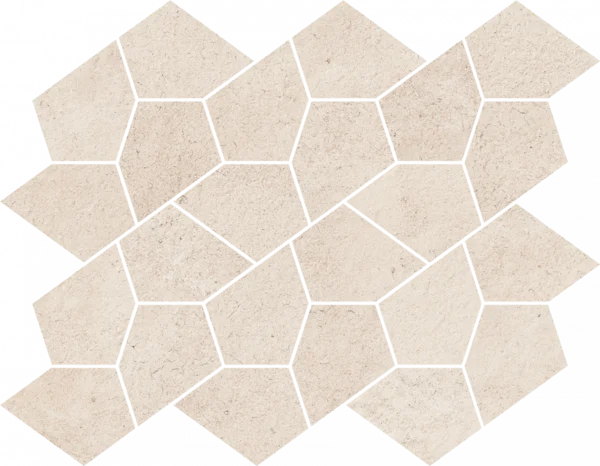 Керамогранит Italon Этернум Сноу Мозаика Калейдо 35.6х27.6 (Натуральная) в Омске