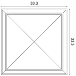 Декоративная панель Orac W123 (33.3x33.3x3.5 см) в Омске