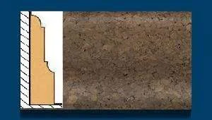 Плинтус пробковый ArtCorkDesing С 104 (Колер10) 12x40x910 мм в Омске