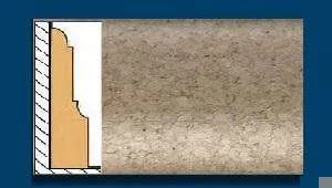 Плинтус пробковый ArtCorkDesing С 104 (Колер 6) 12x40x910 мм в Омске