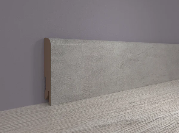 Плинтус MDF Bonkeel 24065 Бетон Лофт Натур (100х16х2400 мм) в Омске