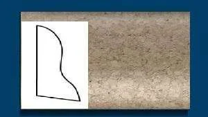 Плинтус пробковый ArtCorkDesing С 102 (Колер 6) 20x40x910 мм в Омске