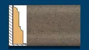 Плинтус пробковый ArtCorkDesing С 104 (Колер15) 12x40x910 мм в Омске