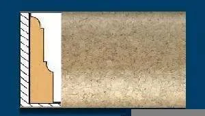 Плинтус пробковый ArtCorkDesing С 103 (Колер 4) 12х65х910 мм в Омске