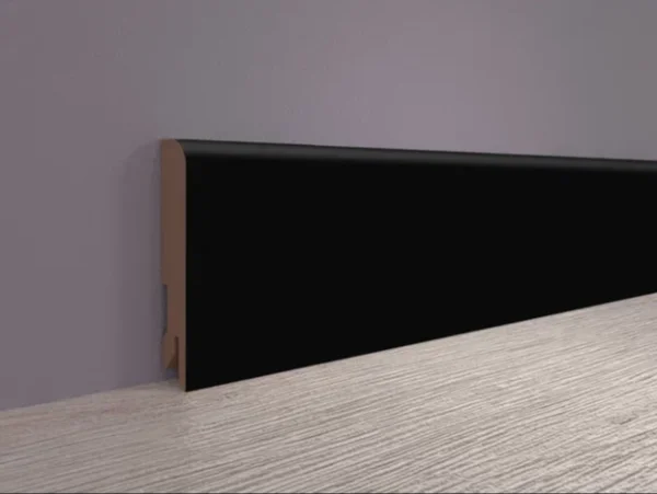 Плинтус MDF Bonkeel 24032 Чёрный Софт (100х16х2400 мм) в Омске