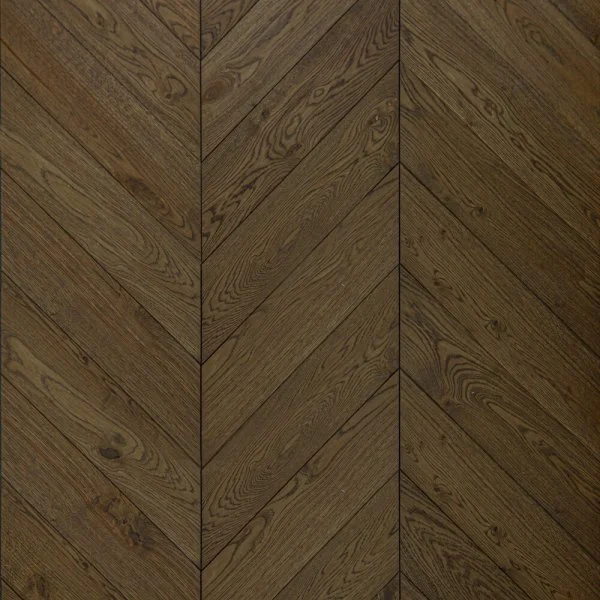 Инженерная доска Kochanelli Французская Ёлка Оскуро Дуб Original Браш (600х120х15) в Омске