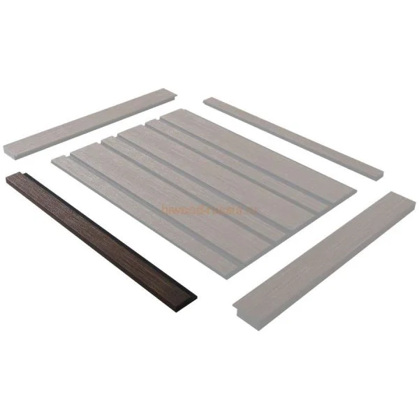 Финишный молдинг LF124A BR396K правый декорированный (42х12х2700мм) в Омске