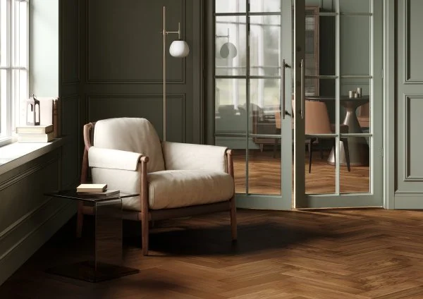 Паркетная доска Quartz Parquet Штучный паркет Орех Американский 44-400-29 в Омске