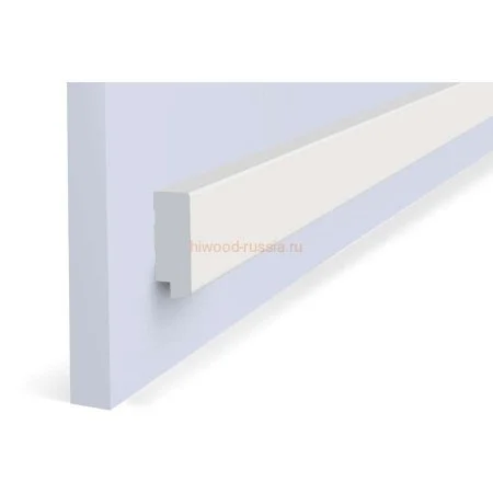 Финишный молдинг LF124B NP левый белый (31х12х2700мм) в Омске