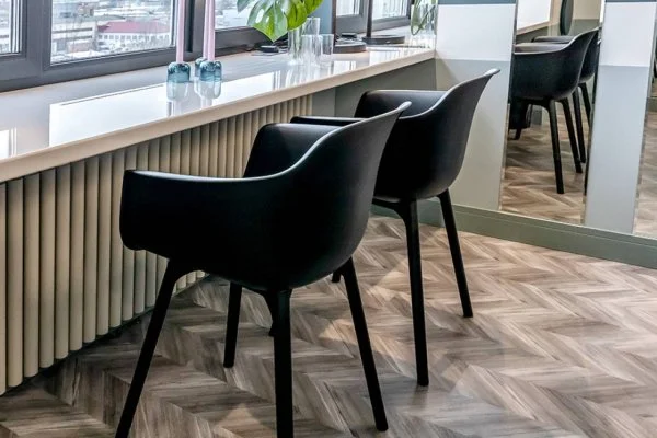 Пробковое покрытие CorkStyle Chevron Silver в Омске