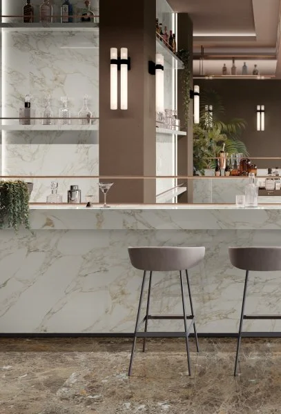 Керамогранит Italon Шарм Делюкс Арабескато Уайт 80х160 (Люкс и реттифицированная) в Омске