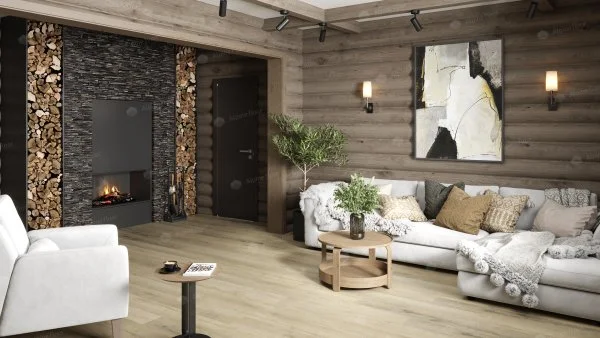 Кварц-виниловая плитка Alpine Floor Premium XL Дуб Сливочный ЕСО 7-19, 8 мм. 43 класс в Омске