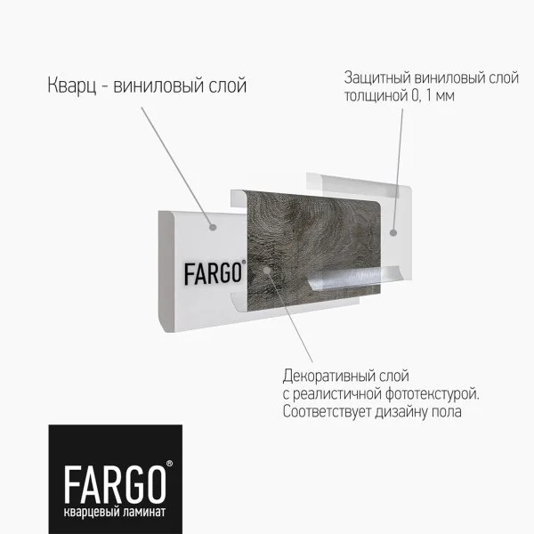 Кварцевый плинтус Fargo 68S455 Агат Маренго 80х11х2200 мм в Омске