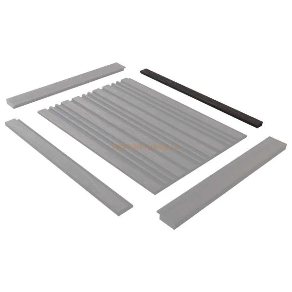 Финишный молдинг LF124B BR395K левый декорированный (31х12х2700мм) в Омске