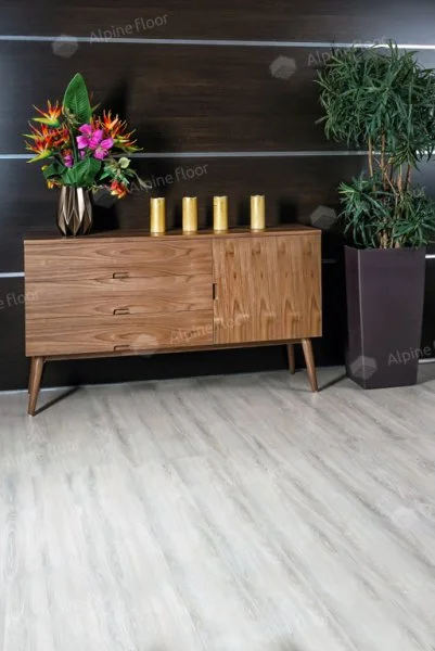 Кварц-виниловая плитка Alpine Floor Easy Line Дуб Снежный ЕСО 3-14 3 мм. 43 класс в Омске