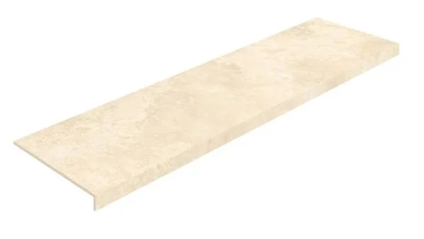 Керамогранит Coliseum Аурелия Уайт Ступень фронтальная (Натуральный, 33х120) в Омске