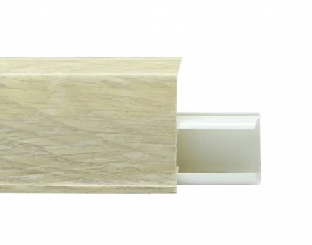 Пластиковый плинтус Royce №508 Серый Опем (55х23х2200мм) в Омске