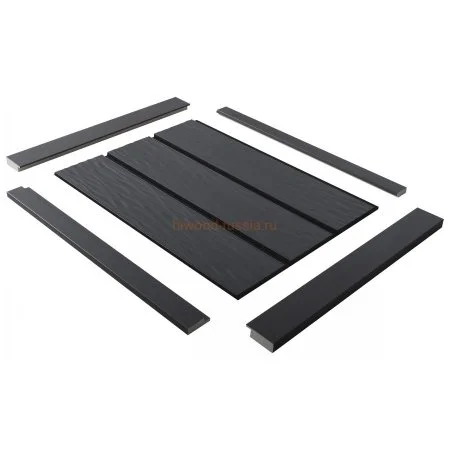 Финишный молдинг LF124A GR15K правый декорированный (42х12х2700мм) в Омске