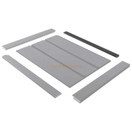 Финишный молдинг LF124B GR15K левый декорированный (31х12х2700мм) в Омске