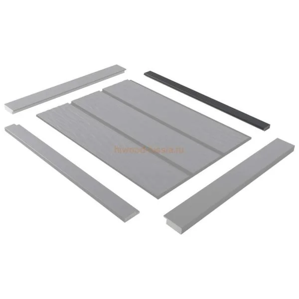 Финишный молдинг LF124B GR15K левый декорированный (31х12х2700мм) в Омске