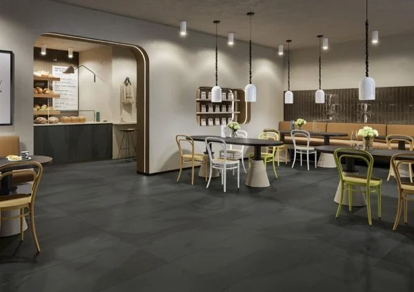 Керамогранит Coliseum Ардезия Блэк 60х120 (Натуральный и Реттифицированный) в Омске