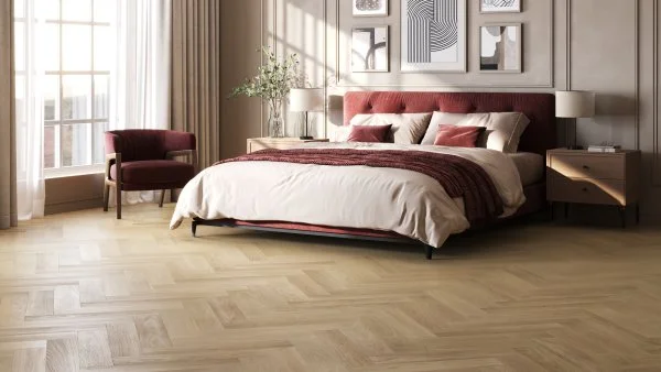 Паркетная доска Quartz Parquet Английская Ёлка Дуб Лимба 33-405 в Омске