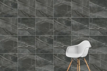 Керамогранит Vitra SityMarble Калакатта Блэк 60х60 (Лаппатированная и Реттифицированная) в Омске