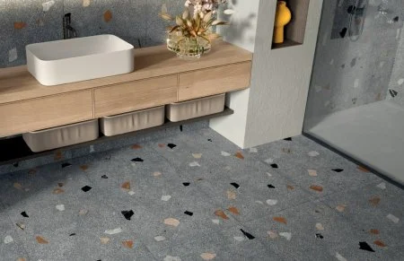 Керамогранит Coliseum Палладио Блэк 60х120 (Натуральный и Реттифицированный) в Омске