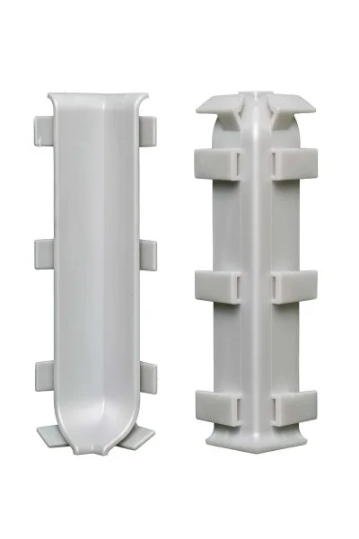 Внутренний угол Bonkeel ПЛ80 серый (ПВХ) в Омске