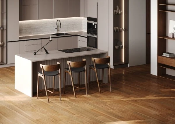 Паркетная доска Quartz Parquet Классик 5 мм Дуссия Африканская 550-63 в Омске