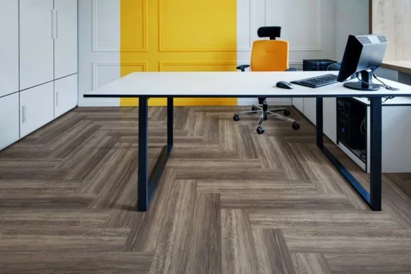Виниловый пол Floor Factor Herringbone Brushed Smoke Oak в Омске