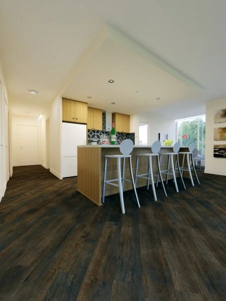 Кварц-виниловая плитка FineFloor Light Дуб Берген FF-1372 в Омске