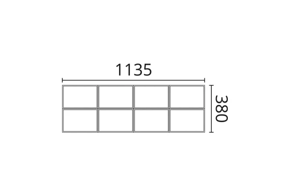 Декоративная панель NMC Arstyl Bump (113.5x38x4.3 см) в Омске