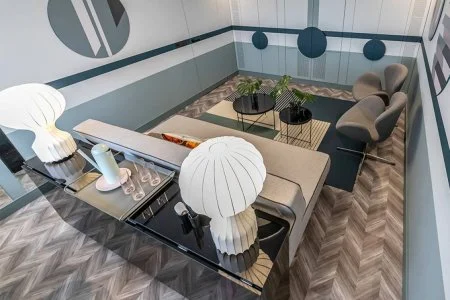 Пробковое покрытие CorkStyle Chevron Silver в Омске