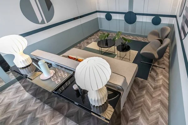 Пробковое покрытие CorkStyle Chevron Silver в Омске