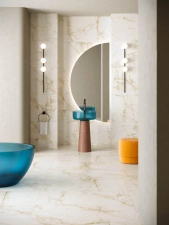 Керамогранит Coliseum Канова Уайт 60х120 (Натуральный и Реттифицированный) в Омске