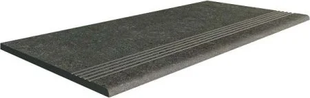 Керамогранит Italon Аурис Блэк ступень (Натуральная, 30х60) в Омске