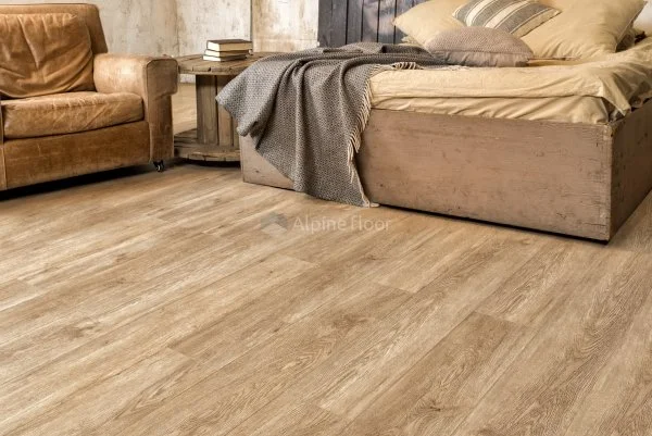 Каменно-полимерная плитка Alpine Floor Grand Sequoia Секвоя Миндаль ECO 11-6, 4мм 43 класс в Омске