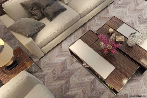 Пробковое покрытие CorkStyle Chevron Brown (1235*305*6 мм) HC в Омске