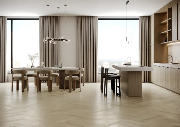 Паркетная доска Quartz Parquet Английская Ёлка Дуб Испанский 33-404 в Омске