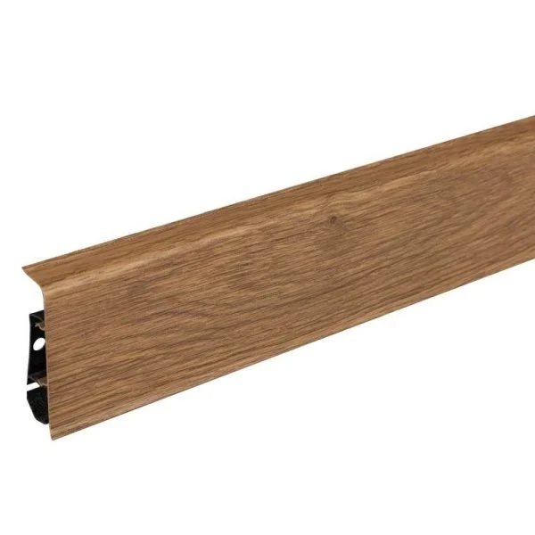 Плинтус пластиковый Arbiton INDO70 12 Дуб темный 2,5 м в Омске