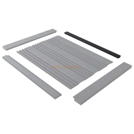 Финишный молдинг LF124B BK114K левый декорированный (31х12х2700мм) в Омске