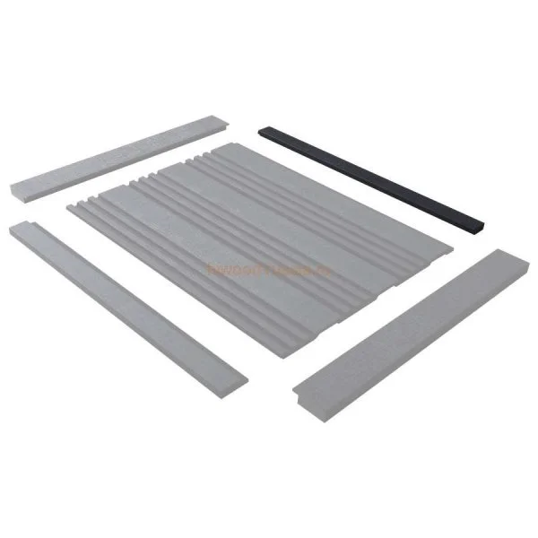 Финишный молдинг LF124B BK114K левый декорированный (31х12х2700мм) в Омске