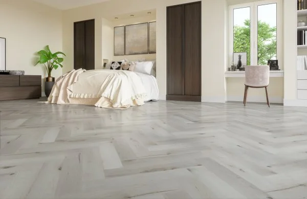 Кварц-виниловая плитка Fargo Parquet 4мм 33-DL1601 Дуб Снежный (Градиент) в Омске