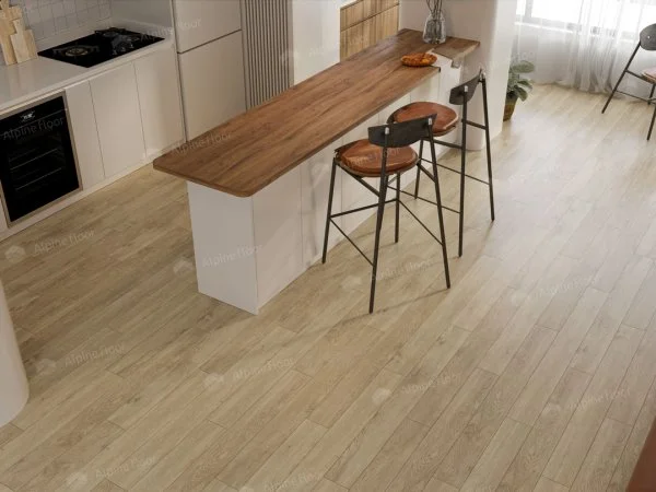Каменно-полимерная плитка Alpine Floor Grand Sequoia Village Миндаль ECO 11-607 4мм, 43 класс в Омске