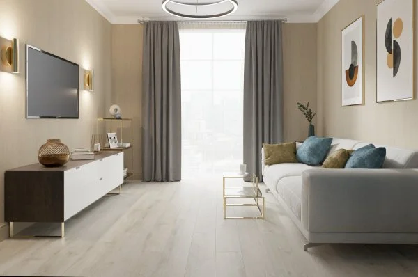 Ламинат Egger PRO 8/32 Дуб Кортина белый EPL034 в Омске