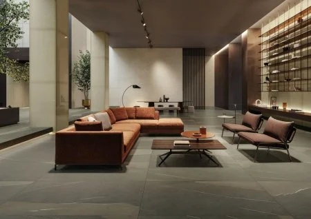 Керамогранит Italon Метрополис Аркадиа Браун 80х160 (Натуральная и Реттифицированная) в Омске