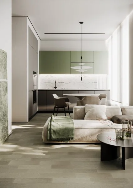 Паркетная доска Quartz Parquet Штучный паркет Дуб Лунный 44-1258-08 в Омске